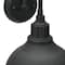 Hello Honey® Robert Stevenson Lighting Landon Distressed Black Metal Outdoor Light with Shade
